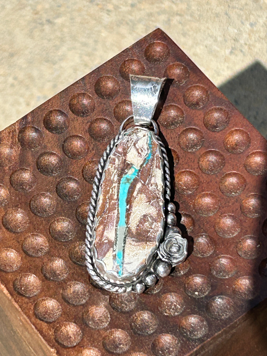 Royston Ribbon Turquoise Pendant