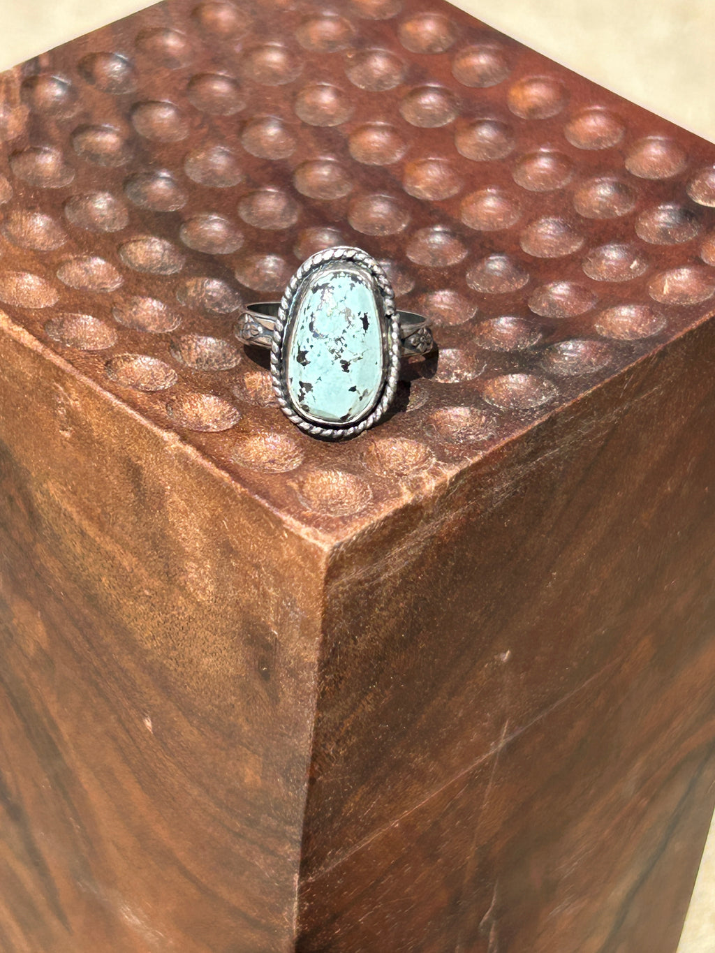 Dainty Old Kingman Turquoise Ring size 5.5
