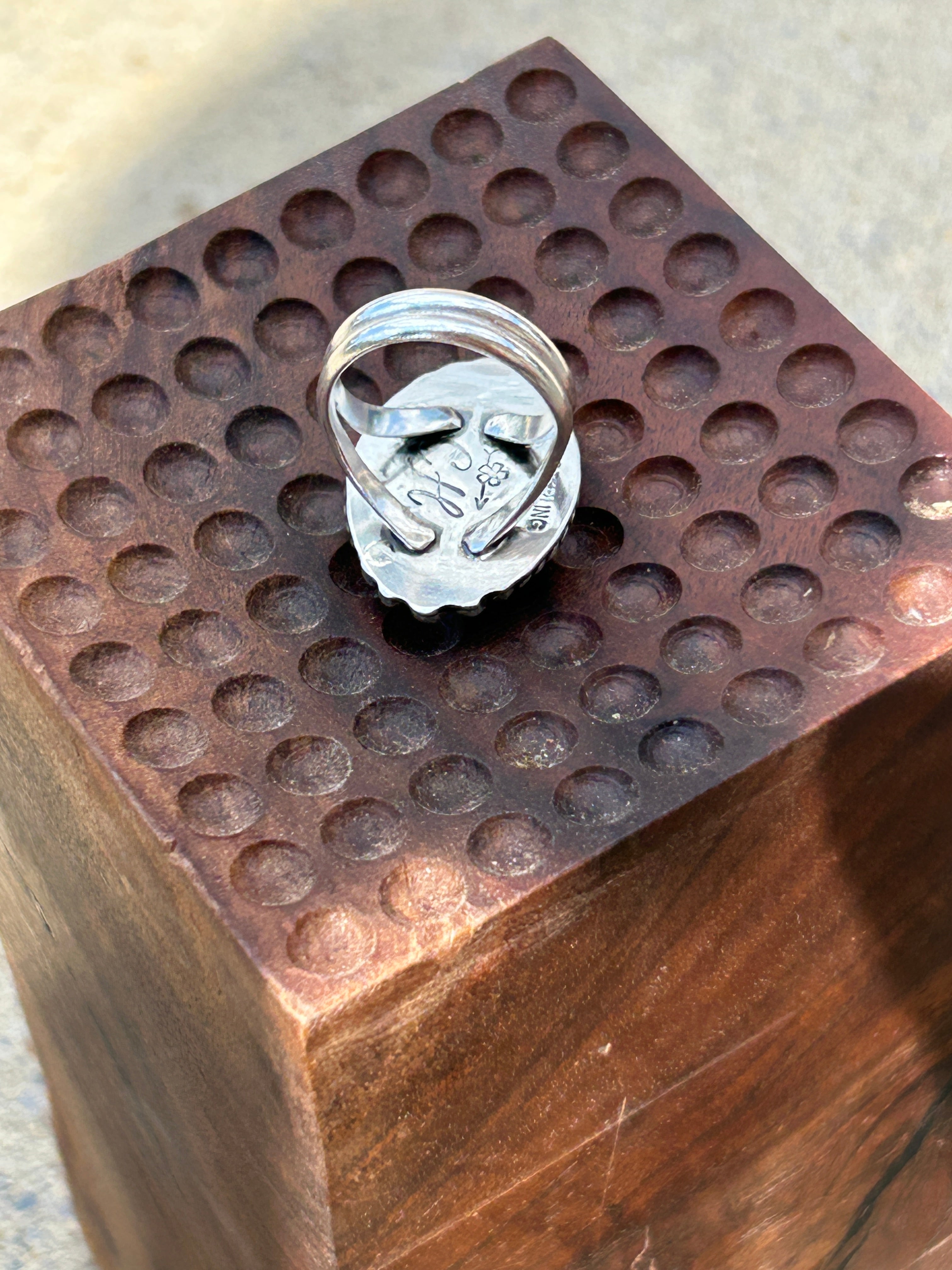 Pink Conch Ring size 7