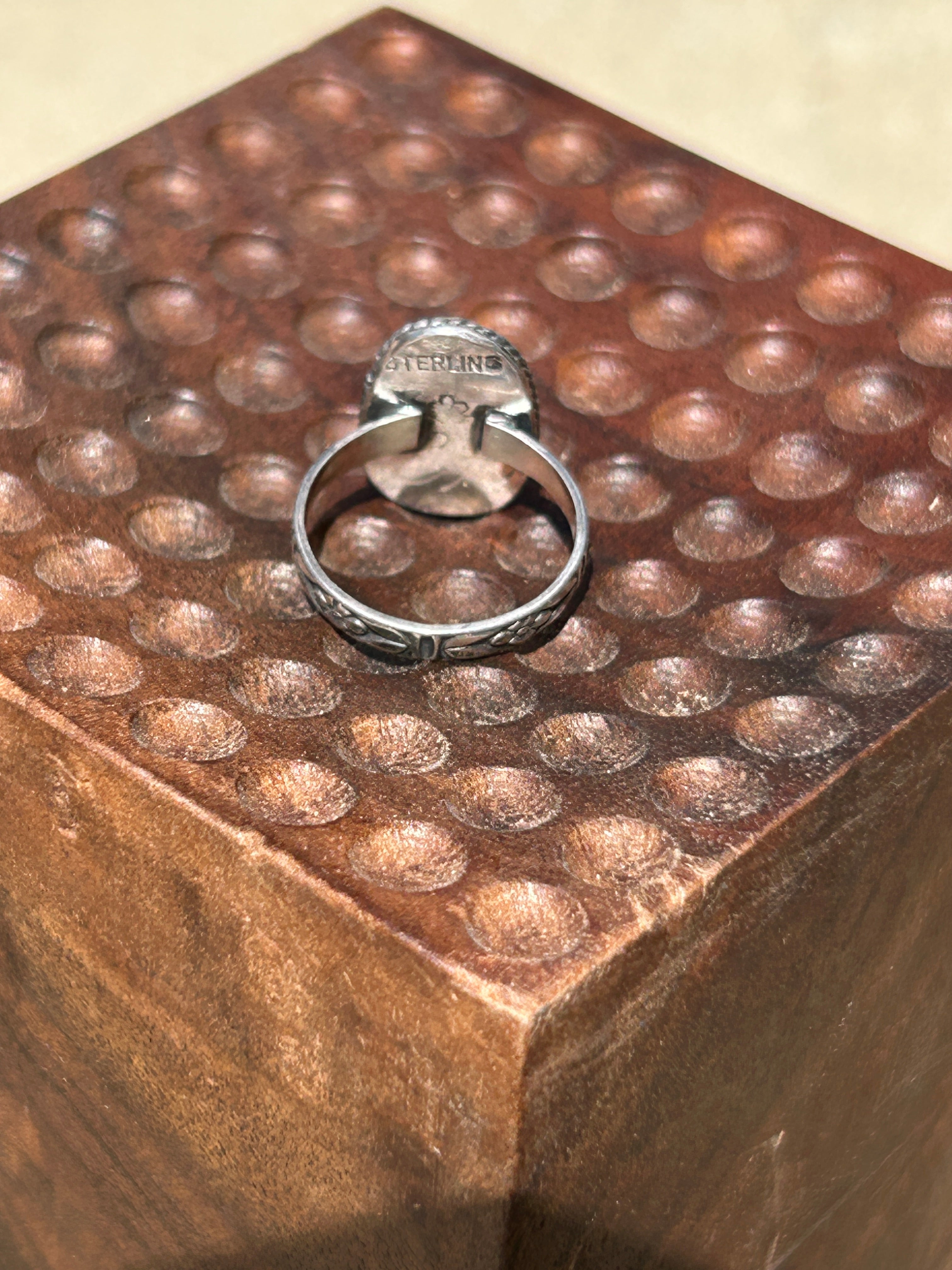 Dainty Old Kingman Turquoise Ring size 5.5