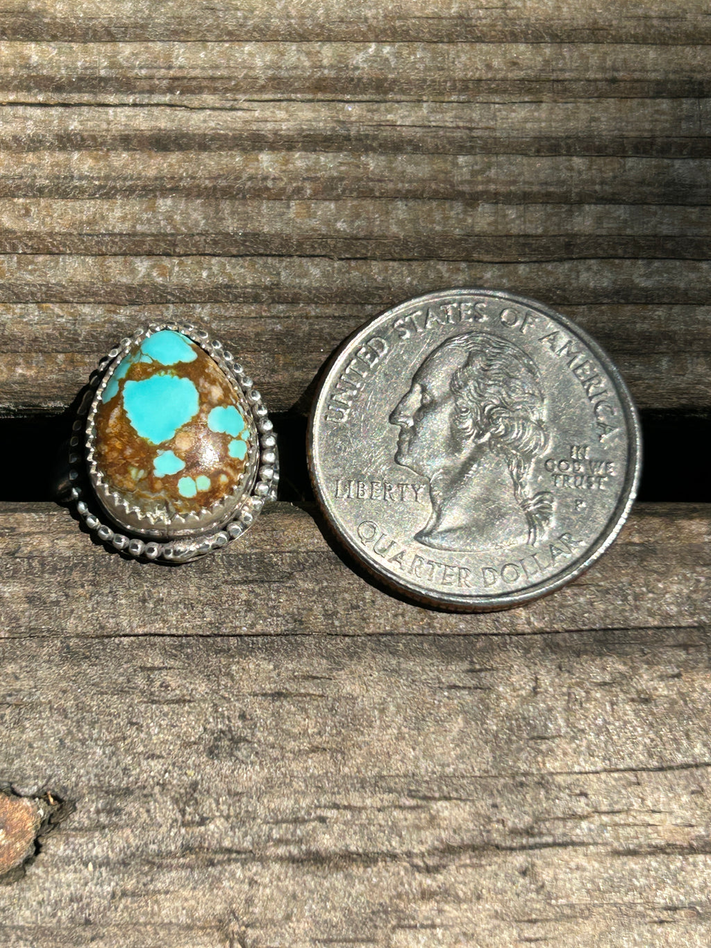 Mine #8 Turquoise Ring size 6.5