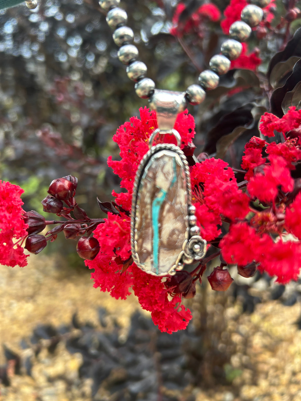 Royston Ribbon Turquoise Pendant