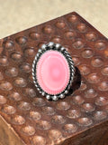 Pink Conch Ring size 7
