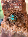 Mine #8 Turquoise Ring size 6.5