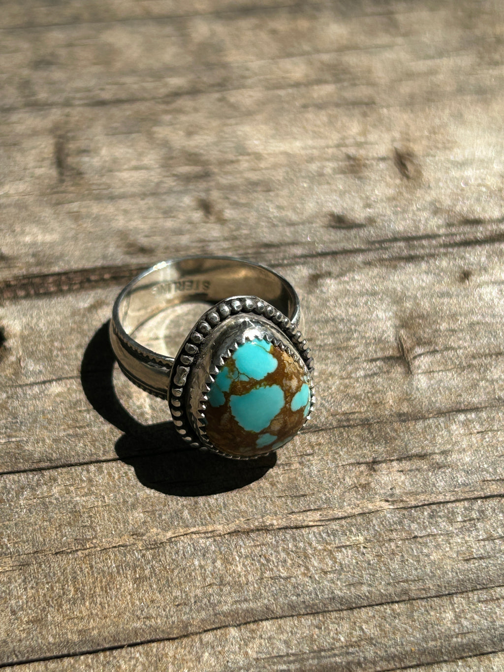 Mine #8 Turquoise Ring size 6.5