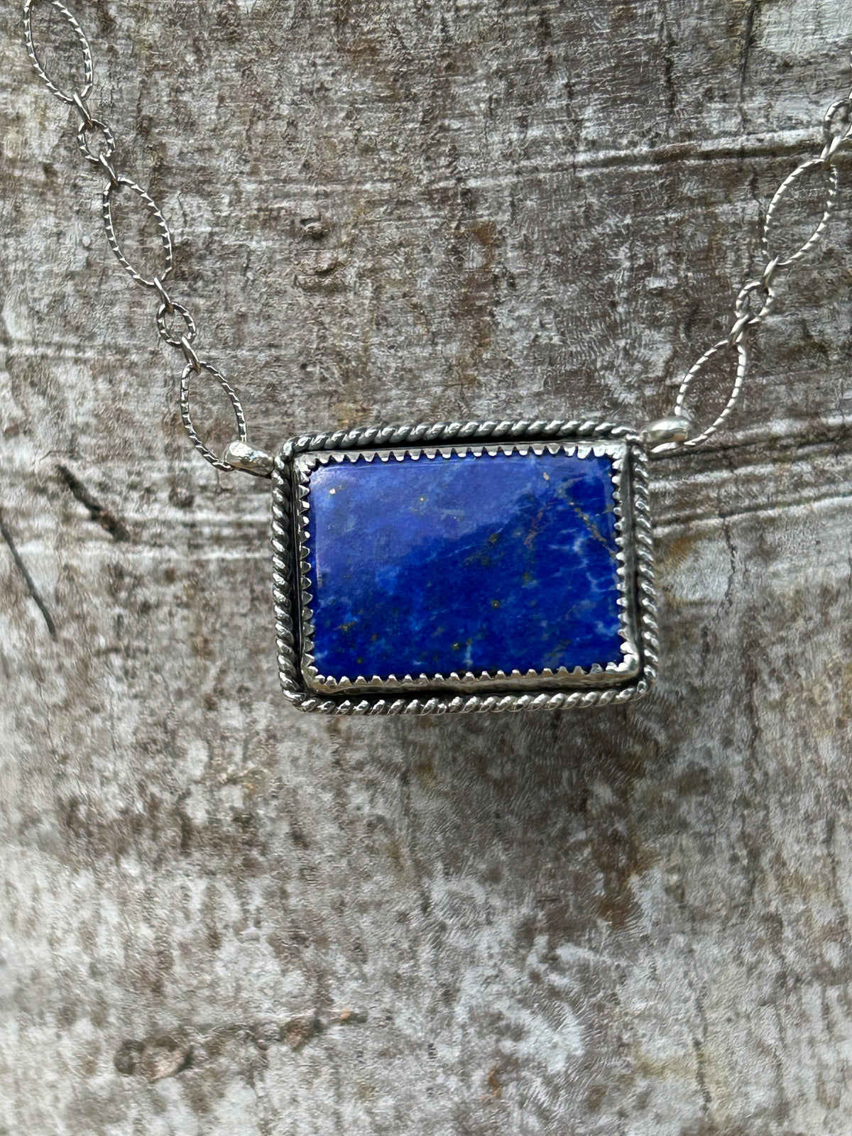 Blue lapis necklace