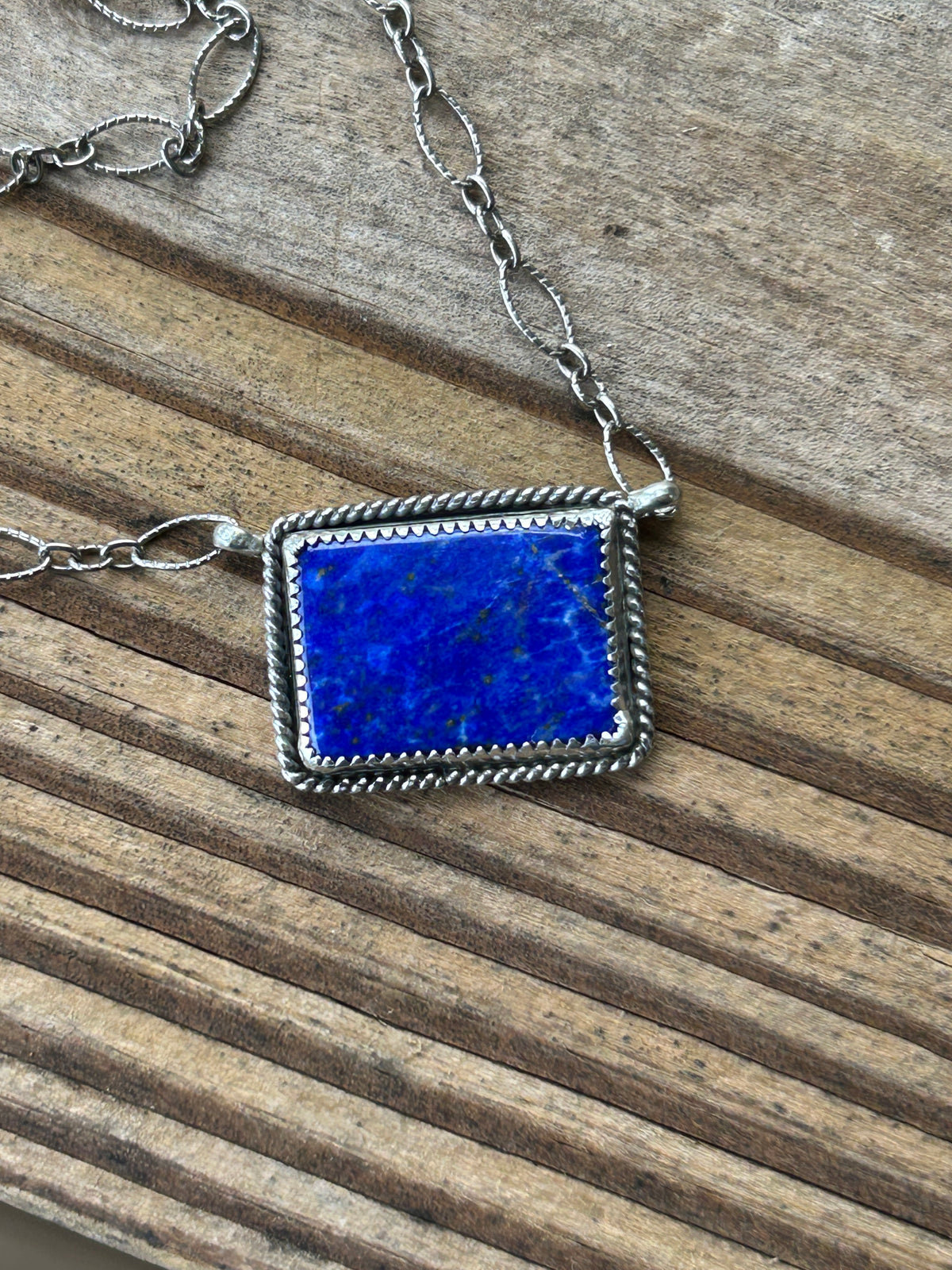 Blue lapis necklace