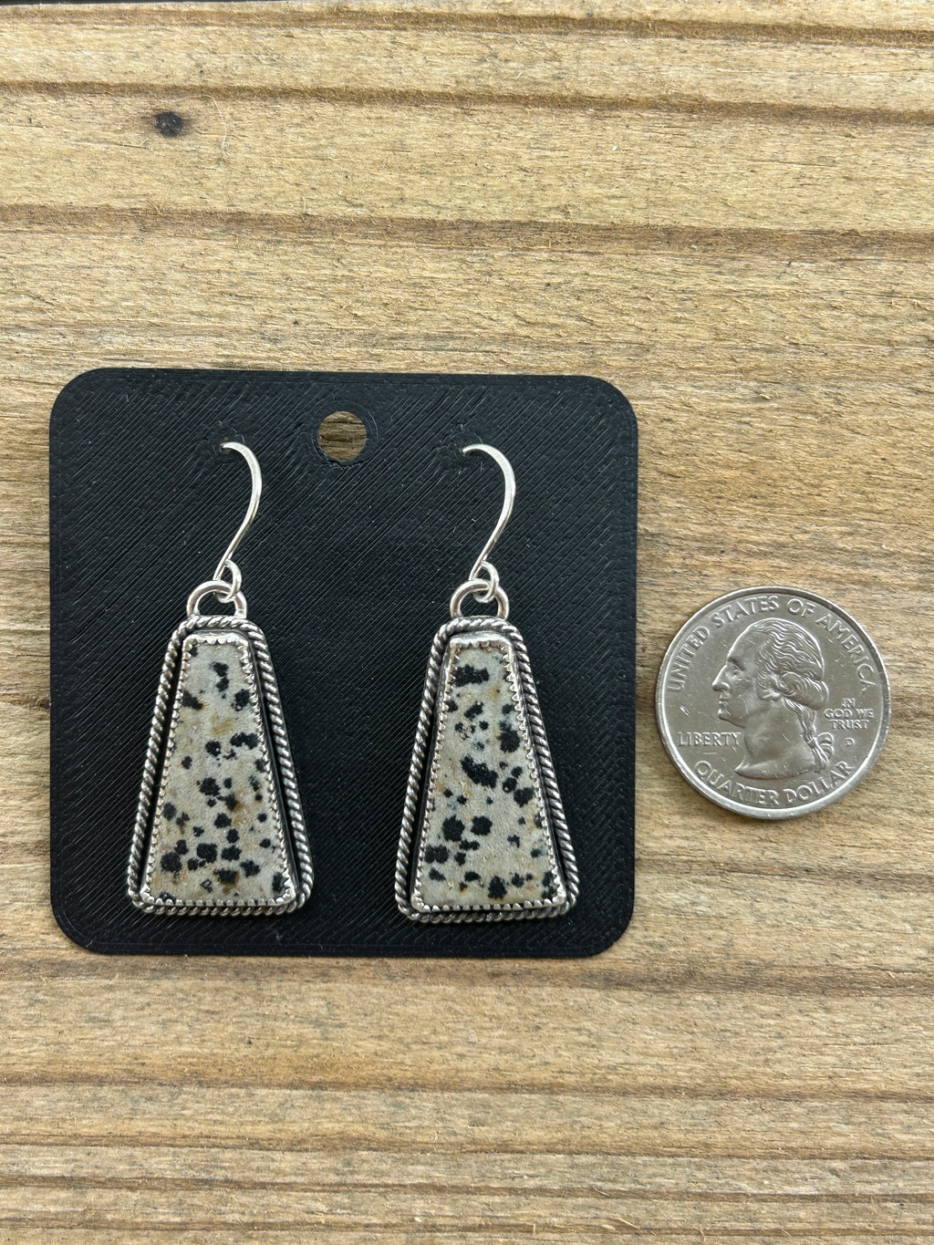 Dalmatian Jasper Earrings