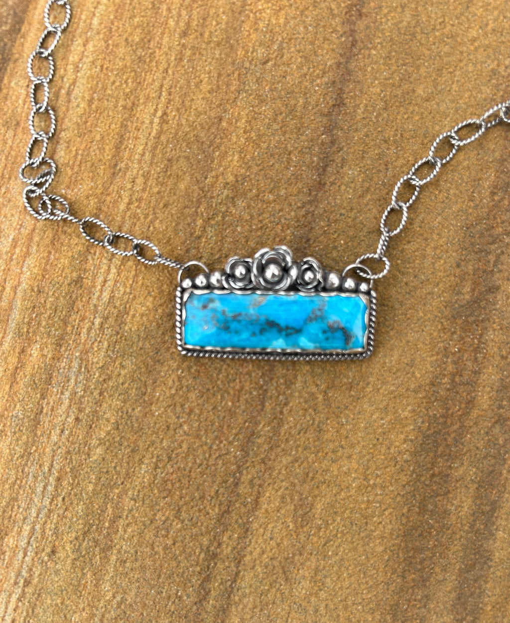 Sonoran Turquoise Bar Necklace