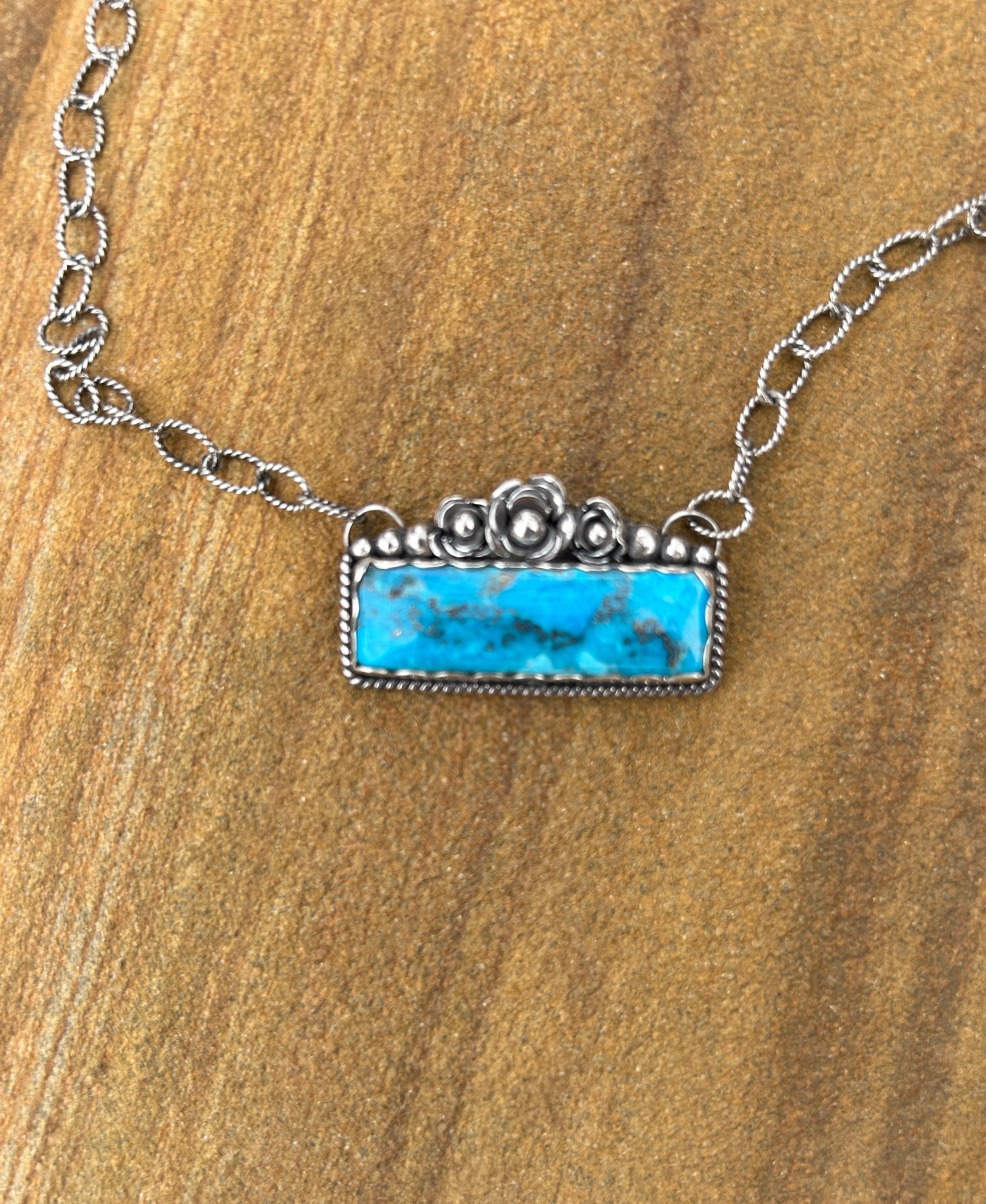 Sonoran Turquoise Bar Necklace