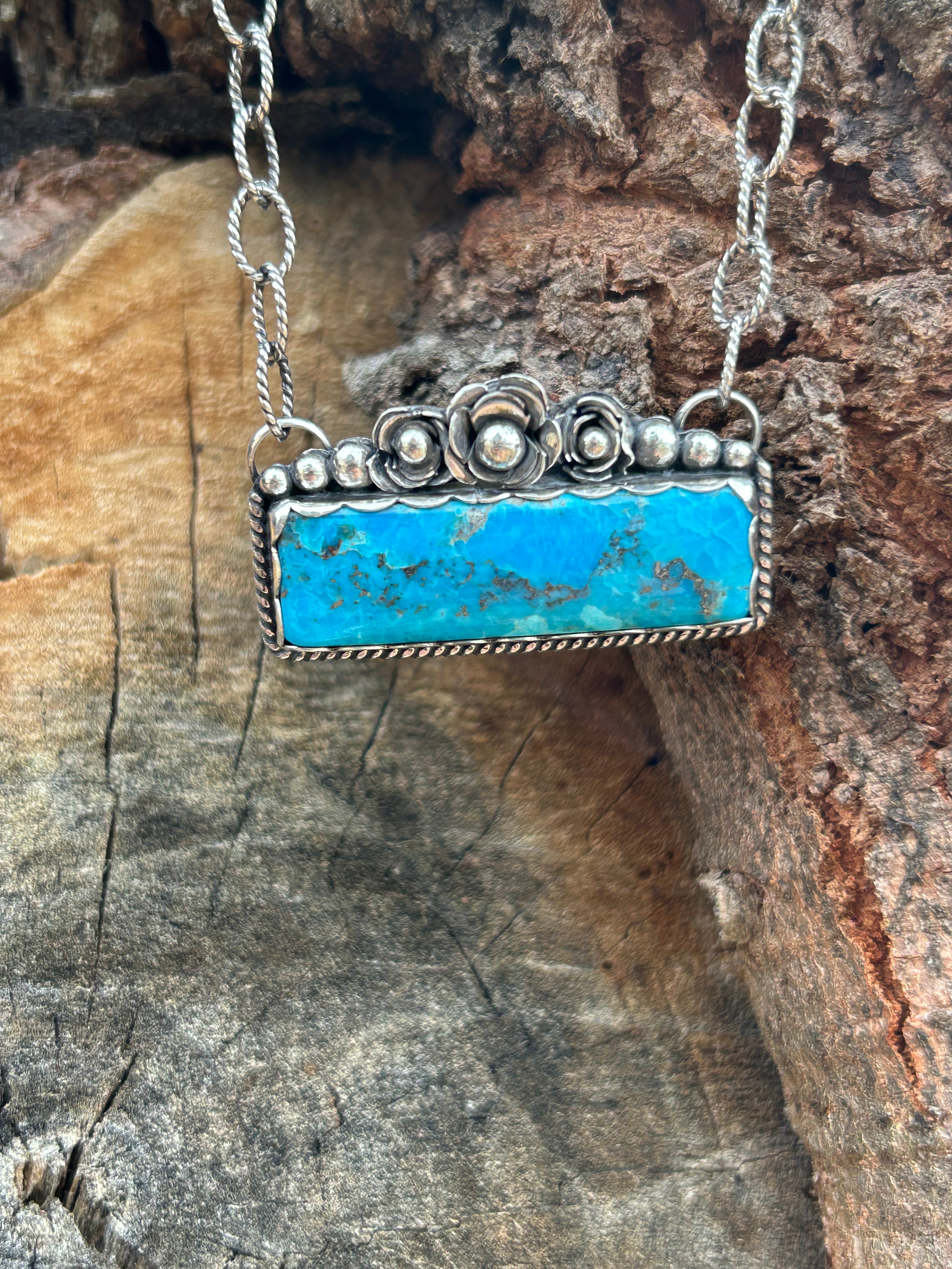 Sonoran Turquoise Bar Necklace